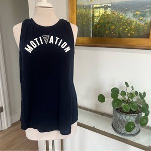 Old Navy motivation pizza tank